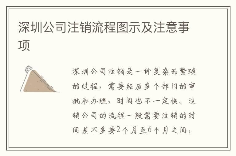 深圳公司注銷流程圖示及注意事項